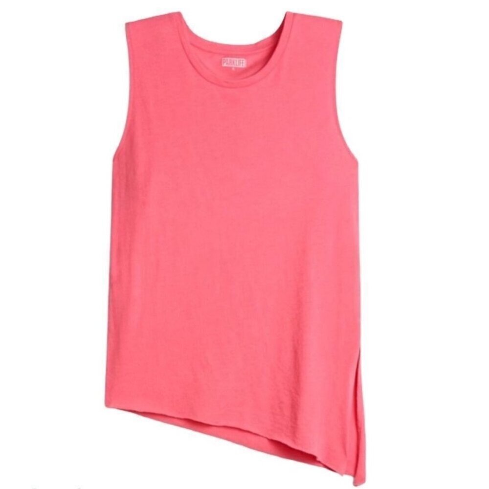 Park Life Roster Coral Pink Side Tie Tank Top Size XXS